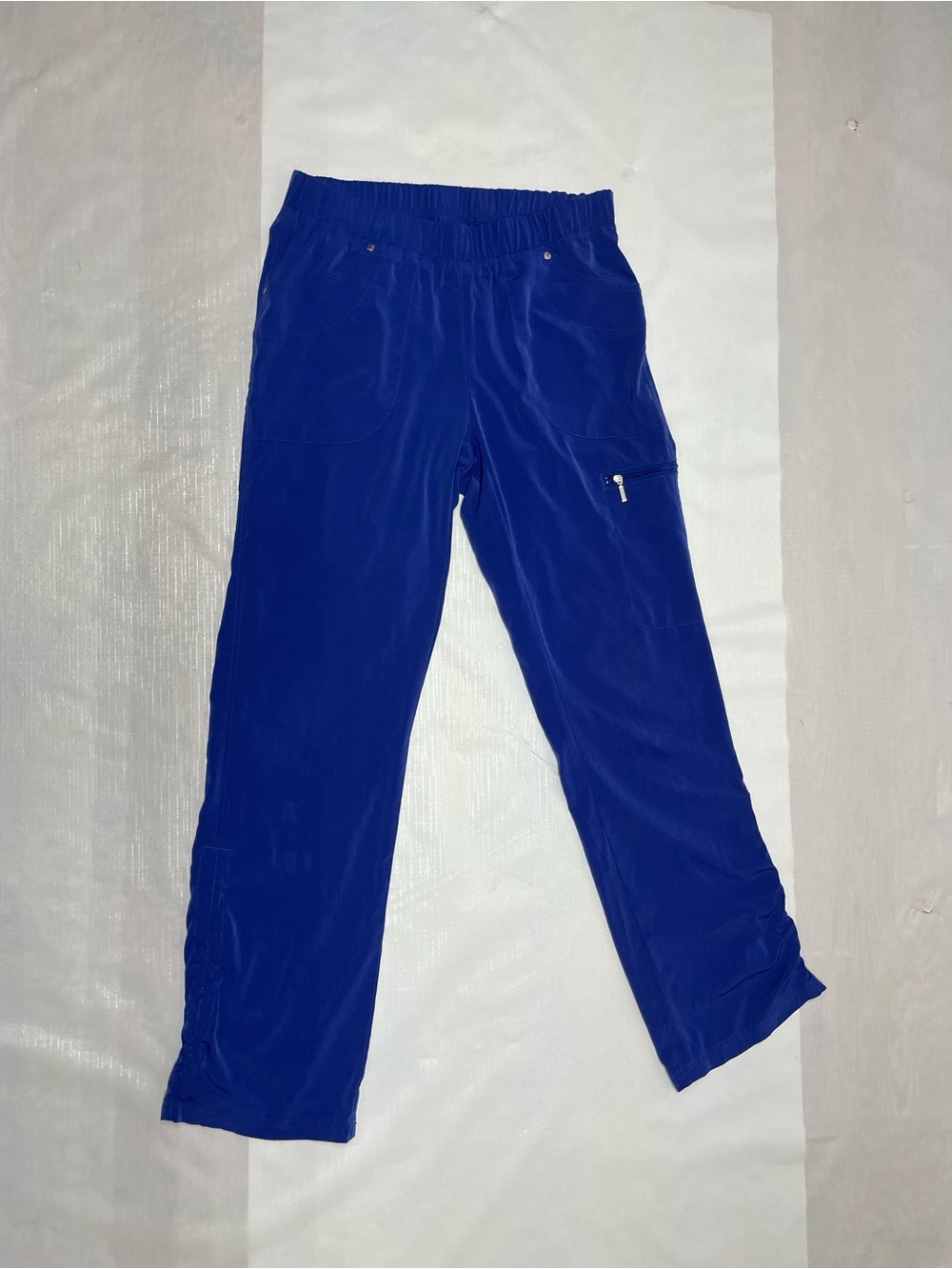 Beyond Scrub Blue Medical Scrub Pants Sz:S